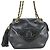 Borsa a tracolla Chanel in agnello nero - vista 2