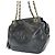 Borsa a tracolla Chanel in agnello nero - vista 3