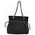 CHANEL COCO Mark Chain Shoulder Bag Denim Black Silver CC Auth 180492SAV Nero Argento - vista 2