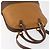 Borsa a mano LOEWE Anagram in pelle 2way Marrone Oro Auth 180138A D'oro - vista 7