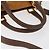 Borsa a mano LOEWE Anagram in pelle 2way Marrone Oro Auth 180138A D'oro - vista 8