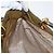 Borsa Christian Dior Canage Lady Dior Nylon 2way Khaki Gold Auth 179698 D'oro Cachi - vista 22