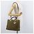 Borsa Christian Dior Canage Lady Dior Nylon 2way Khaki Gold Auth 179698 D'oro Cachi - vista 25