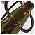 Borsa Christian Dior Canage Lady Dior Nylon 2way Khaki Gold Auth 179698 D'oro Cachi - vista 6