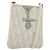 Christian Dior Trotter Canvas Romantic Tasche PVC Weiß Silber Auth 180282A