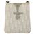 Christian Dior Trotter Canvas Romantic Tasche PVC Weiß Silber Auth 180282A - Ansicht 2