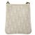 Christian Dior Trotter Canvas Romantic Tasche PVC Weiß Silber Auth 180282A - Ansicht 3