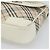 Borsa a Spalla BURBERRY Nova Check in Tela Avorio Argento Auth BA12921 Crudo - vista 10