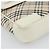 Borsa a Spalla BURBERRY Nova Check in Tela Avorio Argento Auth BA12921 Crudo - vista 11