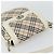 Borsa a Spalla BURBERRY Nova Check in Tela Avorio Argento Auth BA12921 Crudo - vista 6
