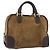 Borsa LOEWE Amazona 32 in scamosciato marrone oro Auth 181358 D'oro