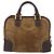 Borsa LOEWE Amazona 32 in scamosciato marrone oro Auth 181358 D'oro - vista 2