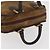 Borsa LOEWE Amazona 32 in scamosciato marrone oro Auth 181358 D'oro - vista 7