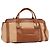 Chloé Borsa Chloe Alice in Pelle 2way Marrone Oro beige Auth ka4362 D'oro