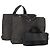 Hermès HERMES Tote Bag Canvas 3 Set Black Gray Auth BA12667 Braun Schwarz