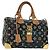 LOUIS VUITTON Borsa Monogram Multicolor Speedy 30 Black M92642 Auth BA12818V Nero