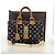 LOUIS VUITTON Borsa Monogram Multicolor Speedy 30 Black M92642 Auth BA12818V Nero - vista 12