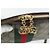 Borsa GUCCI GG Supreme Web Sherry Line Ophidia in PVC Beige Oro 499621 Auth 180447 - vista 14