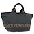 Borsa FENDI in nylon nero argento Auth bs35293