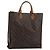 LOUIS VUITTON Monogram Sac Plat Hand Bag M51140 LV Auth bs35196 Monogramma