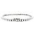 Autre Marque Bracciale linea, oro bianco e diamanti. - vista 4