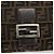 FENDI Zucca Canvas Mamma Baguette Borsa a Spalla Nero Marrone Auth 179826SAV - vista 15