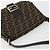 FENDI Zucca Canvas Mamma Baguette Borsa a Spalla Nero Marrone Auth 179826SAV - vista 6