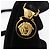 Borsa a Spalla Gianni Versace Velluto Nero Oro Auth BA12750A D'oro - vista 14