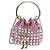 Borsa a Spalla Jimmy Choo Chain Bonbon Velluto 2way Rosa Oro Auth 179776SAM D'oro - vista 2
