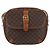 Céline Borsa a tracolla CELINE Macadam Canvas PVC Pelle Marrone Oro Auth bs35244 D'oro - vista 2