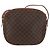Céline Borsa a tracolla CELINE Macadam Canvas PVC Pelle Marrone Oro Auth bs35244 D'oro - vista 3