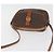 Céline Borsa a tracolla CELINE Macadam Canvas PVC Pelle Marrone Oro Auth bs35244 D'oro - vista 6