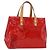 LOUIS VUITTON Monogram Vernis Reade PM Hand Bag Red Rouge M91088 LV Auth 181345 Rosso