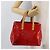 LOUIS VUITTON Monogram Vernis Reade PM Hand Bag Red Rouge M91088 LV Auth 181345 Rosso - vista 22