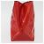 LOUIS VUITTON Monogram Vernis Reade PM Hand Bag Red Rouge M91088 LV Auth 181345 Rosso - vista 3