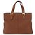 Borsa Burberry in pelle marrone oro Auth 181255A D'oro - vista 2