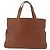 Borsa Burberry in pelle marrone oro Auth 181255A D'oro - vista 3