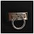 Borsa Salvatore Ferragamo Gancini in pelle nera argento Auth BA12902 Nero - vista 14
