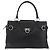 Borsa Salvatore Ferragamo Gancini in pelle nera argento Auth BA12902 Nero - vista 2