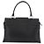 Borsa Salvatore Ferragamo Gancini in pelle nera argento Auth BA12902 Nero - vista 3