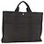 Hermès HERMES Her Line Tote Tragetasche Canvas Grau Silber Auth BA12645 Braun