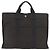 Hermès HERMES Her Line Tote Tragetasche Canvas Grau Silber Auth BA12645 Braun - Ansicht 3