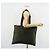Borsa Tote PRADA Nylon Khaki Silver Auth 179851 Argento Cachi - vista 21