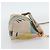 Borsa a Spalla BURBERRY in Pelle Beige Oro Auth ka4396A D'oro - vista 5