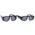 Occhiali da sole CHANEL plastica 2 Set Black CC Auth bs35217 Nero
