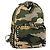 Zaino VALENTINO Studs Camouflage Nylon Khaki Gold Auth bs35140 D'oro Cachi