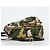 Zaino VALENTINO Studs Camouflage Nylon Khaki Gold Auth bs35140 D'oro Cachi - vista 4
