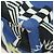 CHANEL La Pauza Borsa in Tela e Pelle 2way Blu Argento CC Auth ka4406SM - vista 13