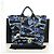 CHANEL La Pauza Borsa in Tela e Pelle 2way Blu Argento CC Auth ka4406SM - vista 27