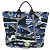 CHANEL La Pauza Borsa in Tela e Pelle 2way Blu Argento CC Auth ka4406SM - vista 3